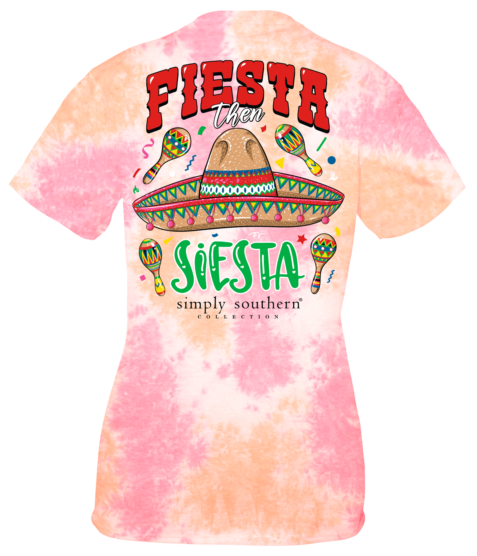 SALE Simply Southern Fiesta Siesta Tie Dye T-Shirt