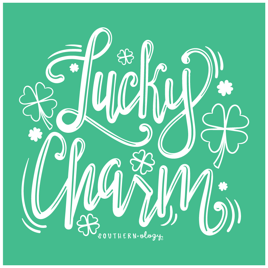 Southernology Lucky Charm Irish Statement Canvas T-Shirt