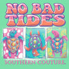 Southern Couture Classic No Bad Tides Turtle T-Shirt