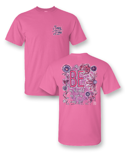 Sassy Frass Be as Bright as You Can Be Comfort Colors Girlie T-Shirt