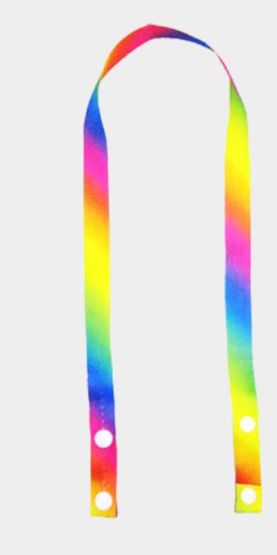 Rainbow Fashion Protective Mask Holder Chain