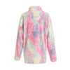 Katydid Preppy Pink Purple Tie Dye 3 Sherpa Pullover Jacket T-Shirt