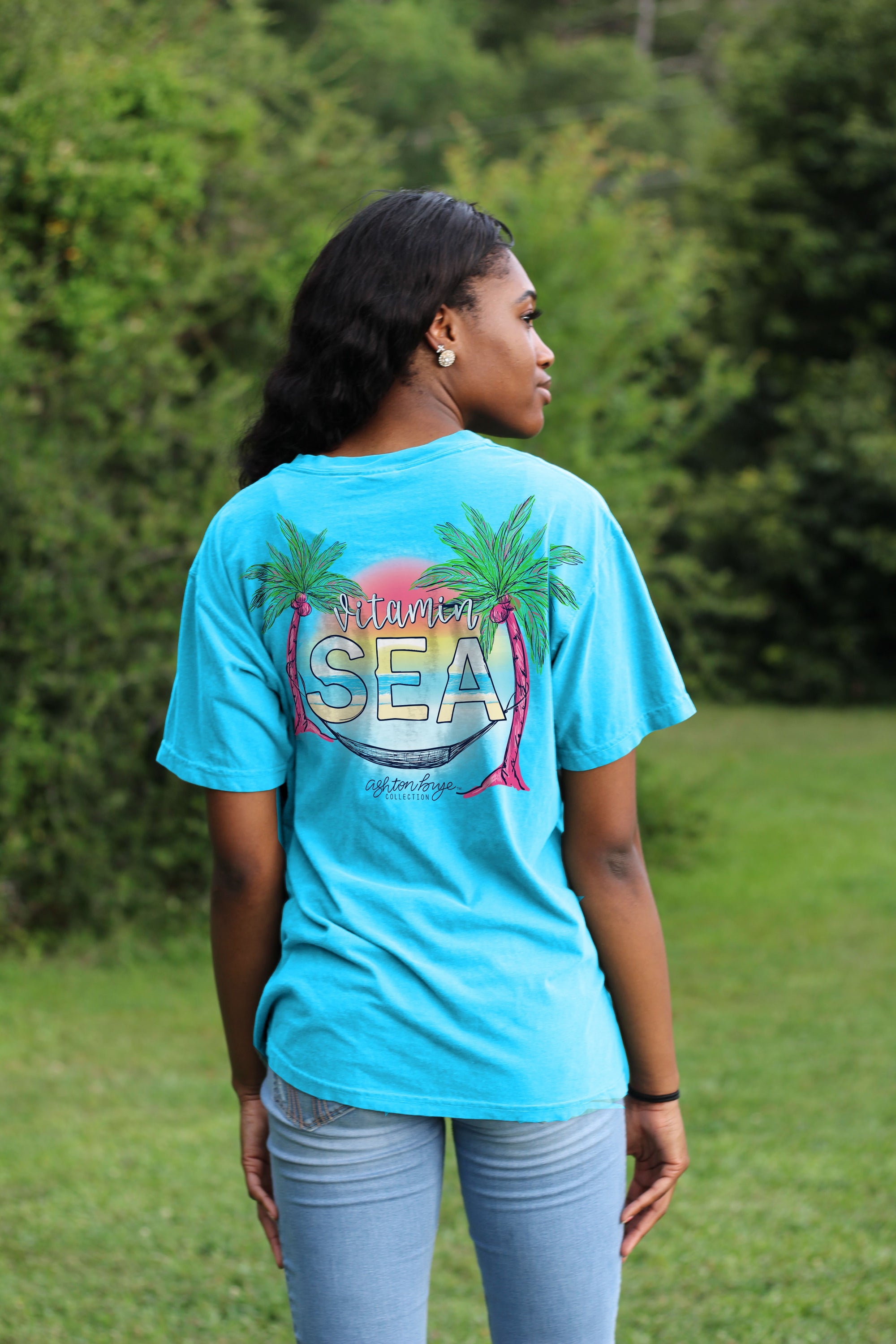 Sale Southernology Ashton Brye Vitamin Sea Beach Comfort Colors T-Shirt