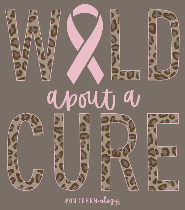 Southernology Statement Wild About a Cure Cancer T-Shirt